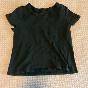 small green crop top from tillys
